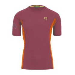 Män t-shirt Karpos Nuvolau Jersey Granatäpple / Scharlakansröd ibis